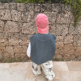 Striped Button Vest