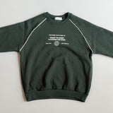 Strap Lettering Brushed Sweatshirt