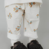 Bird Vest Pants Set in creme (-15%)