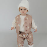 Bird Vest Pants Set in mocha (-15%)