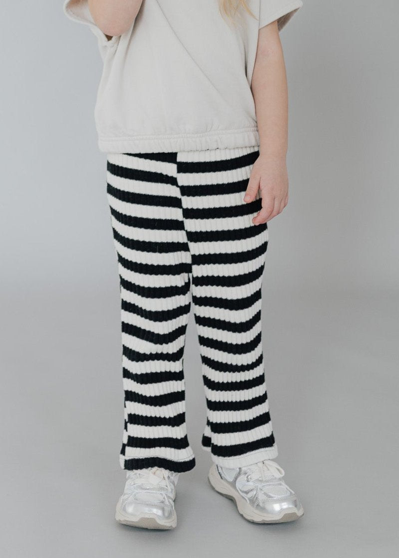 Line Ribbed Pants