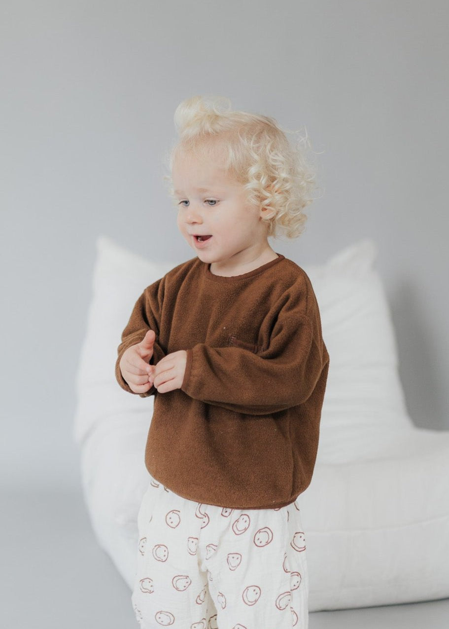 Baby Basic Round Fleece Shirt